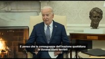 Biden: costi terribili dal mancato sblocco degli aiuti per l'Ucraina