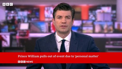 Prince William pulls out of memorial service due to 'personal matter' _ BBC News
