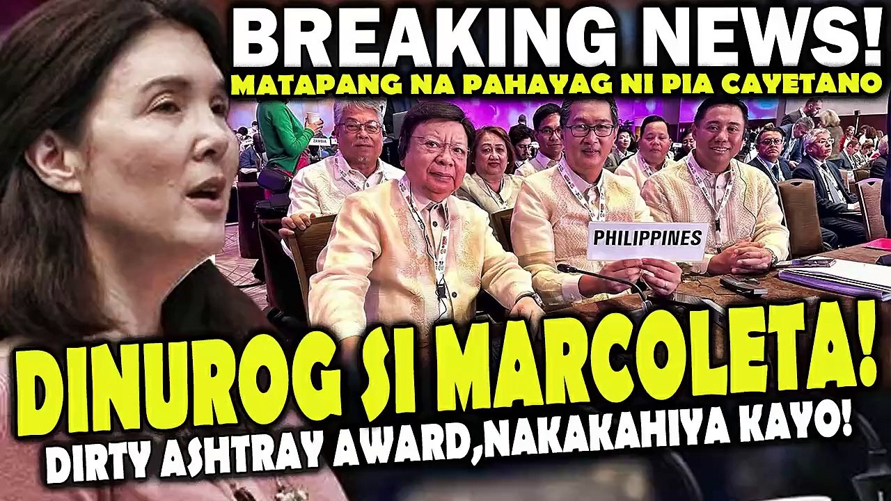 Dinurog si rep.marcoleta! Banat ni Sen. Pia laban sa Dirty Ashtray Awards na nagpaiyak kay marcoleta