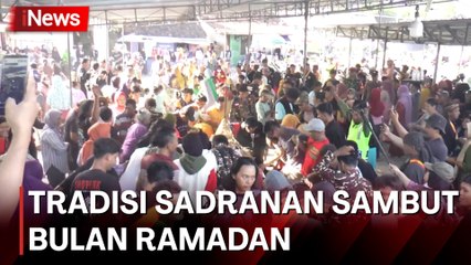 Tradisi Sadranan, Ratusan Warga Klaten Berebut Gunungan Hasil Bumi
