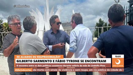 Política ou futebol? Radialista que fotografou encontro entre Gilbertão e Tyrone conta detalhes