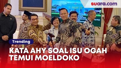 Ogah Bertemu Moeldoko usai Rapat Perdana di Istana? AHY Bilang Begini