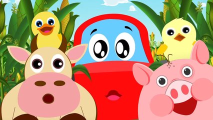 Animal Sound Song, Learning Videos for Kids, Little Red Car Rhymes by Kids Tv Channel