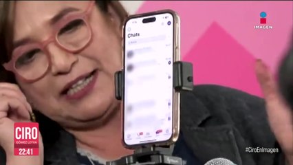 Xóchitl Gálvez contestó llamadas en vivo tras difundirse su número de teléfono