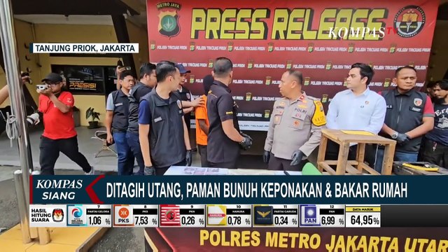 Miris! Paman Bunuh Keponakan dan Bakar Rumah Gara-Gara Sakit Hati Ditagih Utang