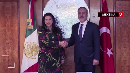 Bakan Fidan, Meksika Temsilciler Meclisi Başkanı Castillo ile görüştü