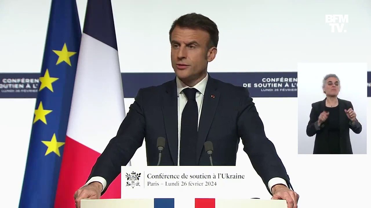 Guerre en Ukraine : Pour la première fois, le président Emmanuel Macron a estimé cette nuit que l'envoi de troupes occidentales au sol en Ukraine ne devait pas "être exclu" à l'avenir
