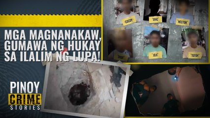 Mga magnanakaw, gumawa ng hukay sa ilalim ng lupa! | Pinoy Crime Stories Shorts