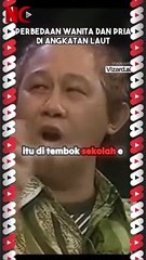 Perbedaan Pria & Wanita ala Komeng
