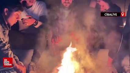 Yüzlerce Filistinli gıda almak umuduyla Cibaliye mülteci kampına toplandı