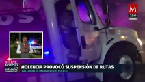 Suspensión de servicio de transporte en Acapulco por oleada de violencia