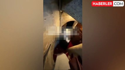 Üsküdar'daki tarihi Valide-i Cedid Camii'nin merdivenleri ilginç yapısıyla dikkat çekiyor