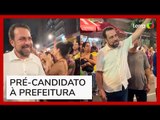 Boulos publica vídeos sendo chamado de 'prefeito' em carnaval de rua em SP