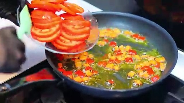 فطور يومي صباحي بالبيض و الطماطم
