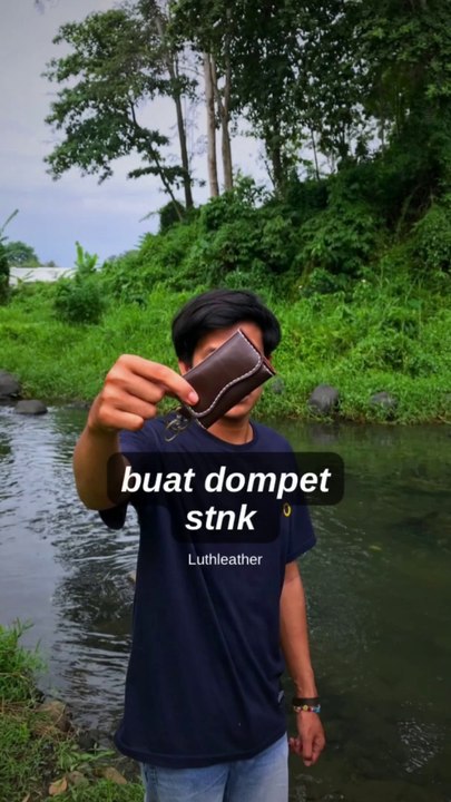 Making wallet stnk atau cara membuat dompet stnk dengan bahan dasar kulit sapi asli