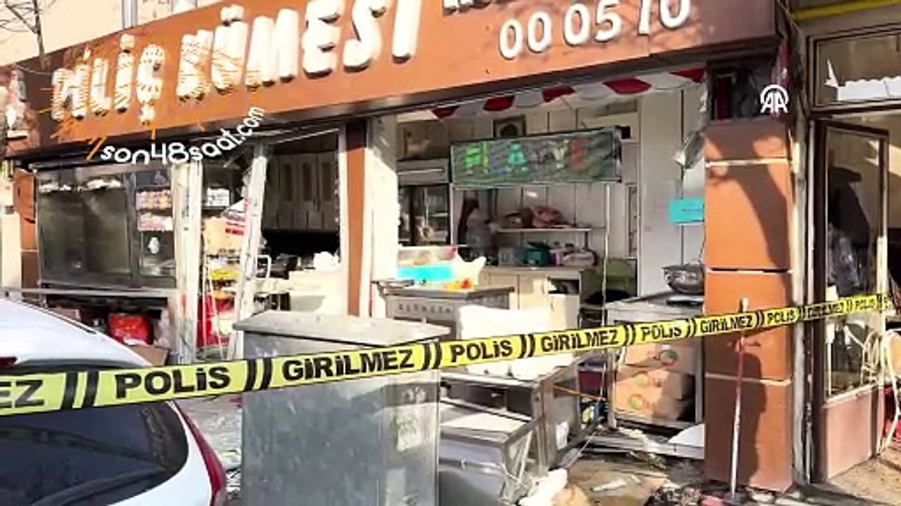 Odunpazarı'nda patlama meydaana geldi