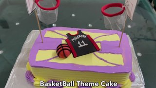 BasketBall Theme Cake | 2 घंटे में बनाया ये बास्केटबॉल थीम केक | Fondant Se Basketball Kaise Banaye