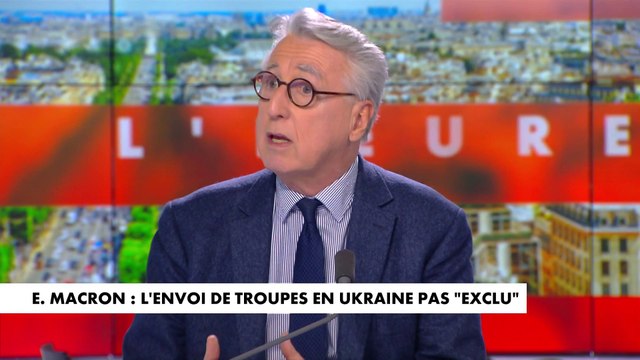Vincent Hervouët : «On n'est pas prêt à faire la guerre. Personne ne le veut, personne ne la fera. D'ailleurs, on n'a pas les moyens de la faire»