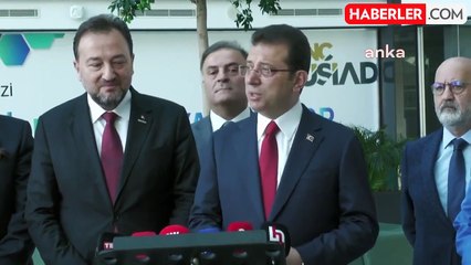 İBB Başkanı İmamoğlu, MÜSİAD Başkanı Asmalı'yı ziyaret etti