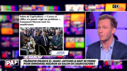 "On n'a jamais vu ça" : Debrief sur la venue d'Emmanuel Macron au Salon de l'agriculture