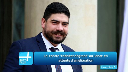 Loi contre "l'habitat dégradé" au Sénat, en attente d'amélioration