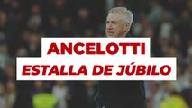 La reacción de Ancelotti tras la victoria ante el Sevilla