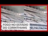 Princípio de incêndio atinge Neo Química Arena antes de jogo do Corinthians