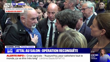 Gabriel Attal au Salon de l'agriculture: "Samedi, on a vu des personnes qui sont venues pour créer du chaos"