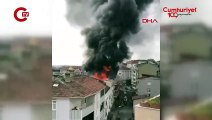Gaziosmanpaşa'da korkutan yangın! Patlama sesleri duyuldu