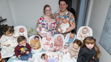 “We’ve got 13 FAKE babies – it’s preparing us for parenthood”