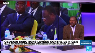 Sanctions levées au Niger : 