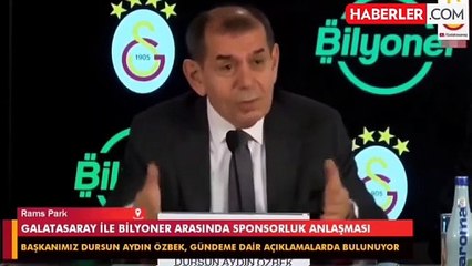 Galatasaray Başkanı Dursun Özbek'ten Fenerbahçe'ye gönderme