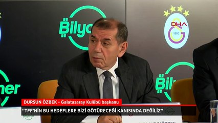 Dursun Özbek'ten, Icardı ve gündeme dair tartışmalara yanıt