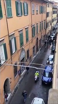 Pisa, il corteo degli studenti prima degli scontri