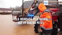 Vila francesa sofre cinco inundações em quatro meses