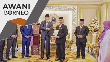 Ahadin Arinen terima watikah Ketua Hakim Syarie Sabah daripada Tun Juhar