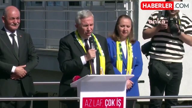 Mansur Yavaş Kalecik'te: Rakibim 'Başkent Kart Çıkaracağım' Diye Bunu Proje Olarak Anlatmaya Başladı.