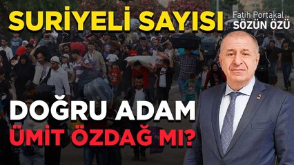 "2040'TA SURİYELİ SAYISI 21 MİLYON OLACAK!" DOĞRU ADAM ÜMİT ÖZDAĞ MI?