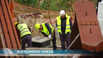 Viadotto Ritiro, si montano le ultime campate