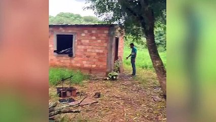 Vídeo mostra local onde pai escondia o filho após fugir da ex-mulher sem a guarda da criança