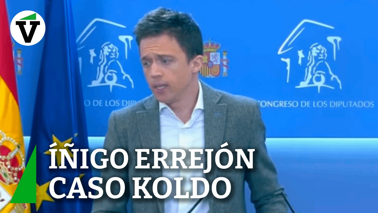 Errejón, sobre el Caso Koldo: "Hace que los ciudadanos detesten la política"