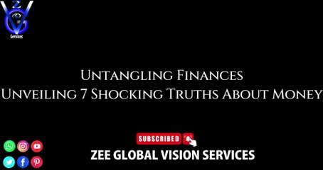 Money Secrets ♦ 7 Hidden Truth ♦ Informative & Educational Video ♦