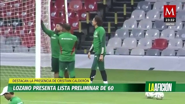 Revelan prelista de la selección mexicana para semifinales de Concacaf Nations League