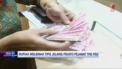 Rupiah Melemah Tipis Jelang Pidato Pejabat The Fed