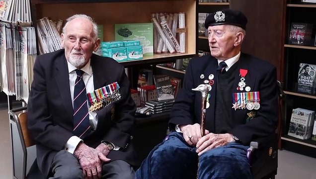 Two D-Day veterans honoured in Portsmouth 100 days before 80th anniversary