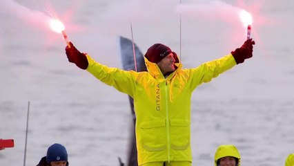 Le replay de l'arrivée de Charles Caudrelier - Voile - Arkéa Ultim Challenge