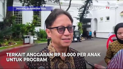 Download Video: Tanggapan Menkes Budi soal Anggaran Makan Siang Rp 15.000