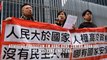 Ativistas protestam em Hong Kong contra nova lei de segurança nacional