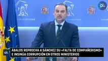 Ábalos reprocha a Sánchez su «falta de compañerismo» e insinúa corrupción en otros ministerios