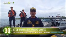 Lancha con 16 migrantes fue interceptada por la Armada en San Andrés